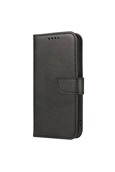 Atlas Husa pentru LG Velvet 5G - Fancy Book Piele (Negru)