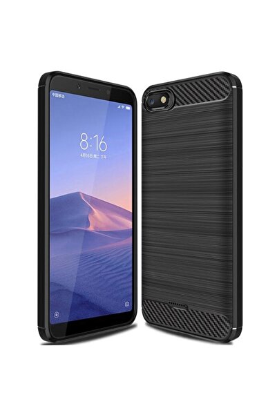 Atlas Husa Pentru XIAOMI RedMi 6A - Luxury Carbon TSS, Negru