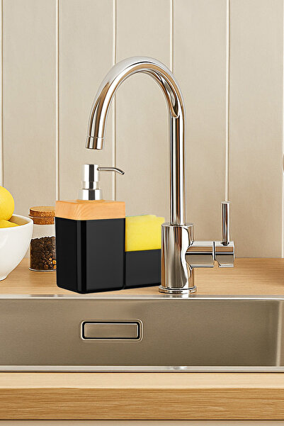 EVONİTA Tezgah Üstü Dikdörtgen Banyo Mutfak Sıvı Sabunluk Banyo Mutfak Bulaşı...