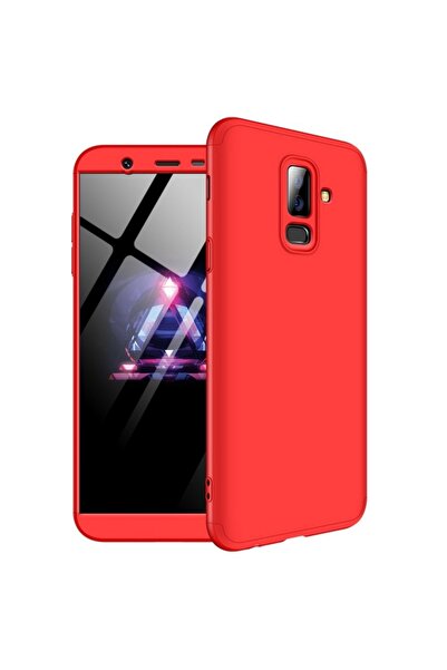 Atlas Θήκη SAMSUNG Galaxy A6 Plus 2018 - GKK 360 Πλήρης κάλυψη (Κόκκινη)