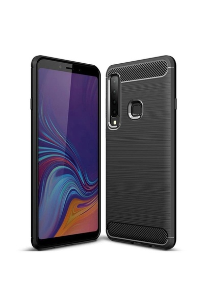 Atlas Husa Pentru SAMSUNG Galaxy A9 2018 - Luxury Carbon TSS, Negru
