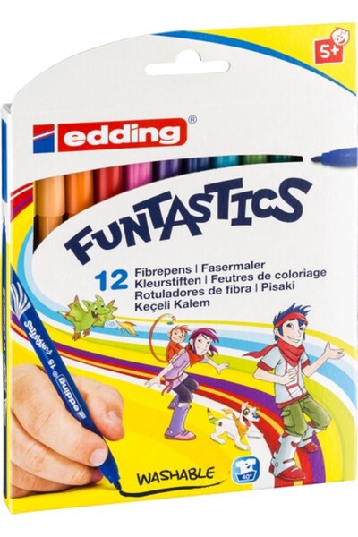 Edding Funtastics Felt Tip Pen Fine Set of 12