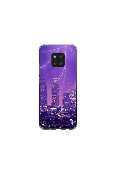 Atlas Husa personalizata tip carcasa Xiaomi Redmi Note 9 Pro, Purple Lightnin...