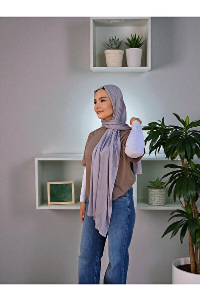 Nöşre Design Light Gray Combed Shawl