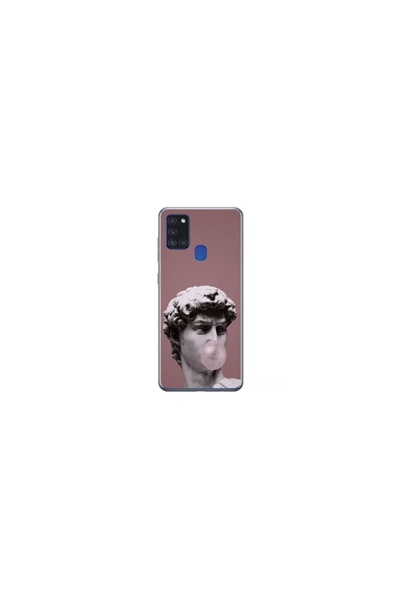 Atlas Husa personalizata tip carcasa Samsung Galaxy A21S, Bubble Gum Statue, , S1D1M0317