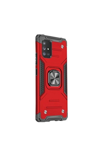 Atlas Husa pentru SAMSUNG Galaxy A51 - Ring Armor (Rosu) Wozinsky