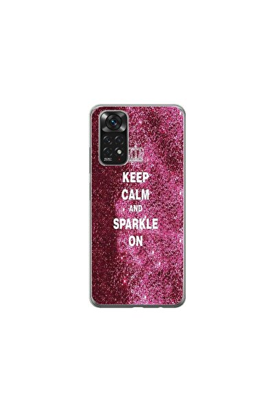 Atlas Персонализиран калъф тип Xiaomi Redmi Note 11S, Keep Calm and Sparkle O...