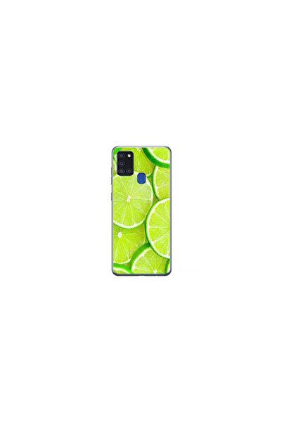 Atlas Εξατομικευμένη θήκη τύπου Samsung Galaxy A21S, Lime, , S1D1M0253