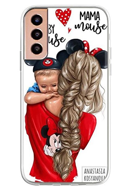 Atlas Husa telefon pentru Samsung S22 Ultra 3D Fshion mama mouse silicone cas...