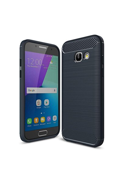 Atlas Husa SAMSUNG Galaxy A5 2017 - Πολυτελές Carbon TSS, Ναυτικό Μπλε