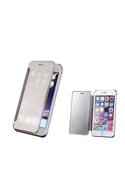 Atlas Husa APPLE iPhone 6\6S - Flip Wallet Clear (Argintiu)