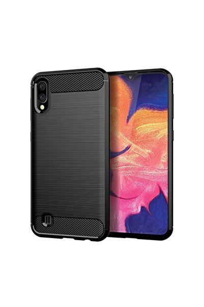 Atlas Θήκη SAMSUNG Galaxy A10s - Luxury Carbon TSS, Μαύρη