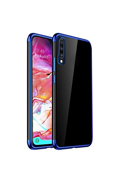 Atlas Husa SAMSUNG Galaxy A70 / A70s - Πολυτελής λεπτή γυαλιστερή θήκη TSS, μπλε