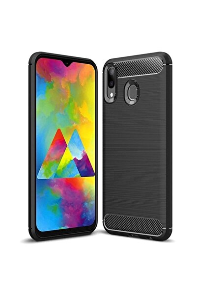 Atlas Θήκη SAMSUNG Galaxy M20 - Luxury Carbon TSS, Μαύρη