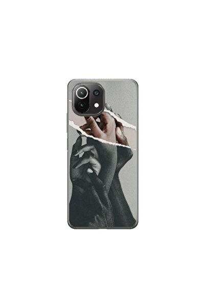 Atlas Husa personalizata tip carcasa Xiaomi Mi 11, Black and White Hands, , S1D1M0300