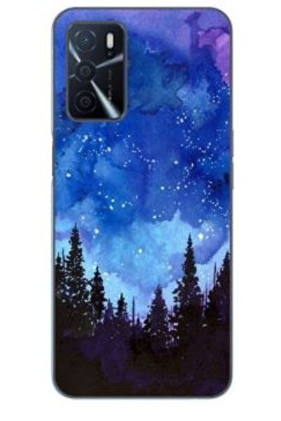 Atlas Husa Oppo A16 Silicon Gel Model Night Forest