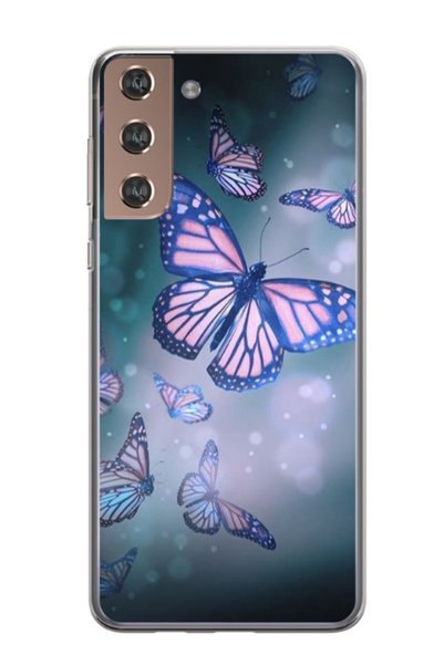 Atlas Husa personalizata tip carcasa Samsung Galaxy S21 Plus, Butterfly 1, , ...