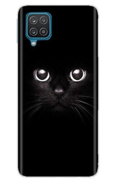 Atlas Μαλακή θήκη από σιλικόνη, συμβατή με Oppo A55 5G, Black Cat
