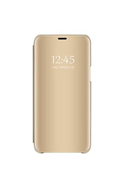 Atlas Husa SAMSUNG Galaxy J4 2018 - Flip Wallet Clear (Auriu)