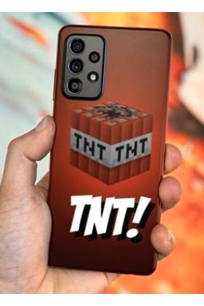 Atlas Θήκη συμβατή με το μοντέλο Samsung Galaxy A52 TNT Minecraft, σιλικόνη