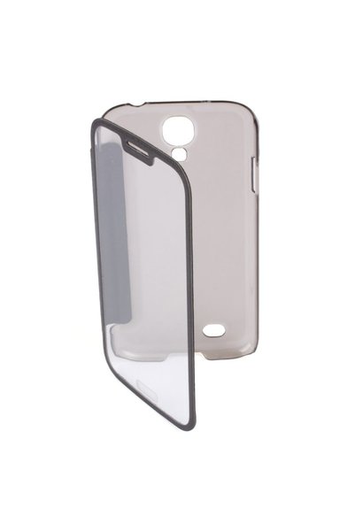 Atlas Husa SAMSUNG Galaxy S4 - Flip Cover Clear (Διαφανές & Μαύρο)