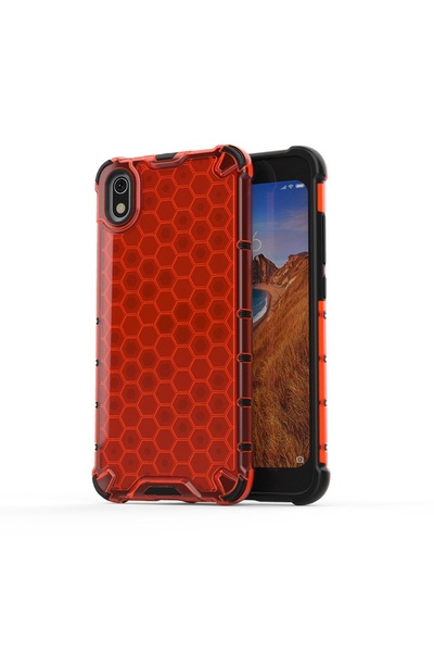 Atlas Θήκη XIAOMI Redmi 7A - Gel TPU Honeycomb Armor (Rosu)