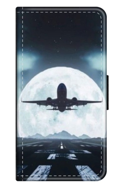 Atlas Husa personalizata tip carte pentru Samsung Galaxy A15, model Moon Land...