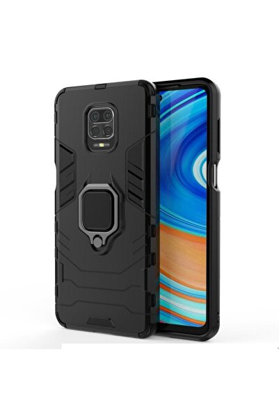 Atlas Кейс за XIAOMI Redmi Note 9 Pro - Ring Armor (черен)
