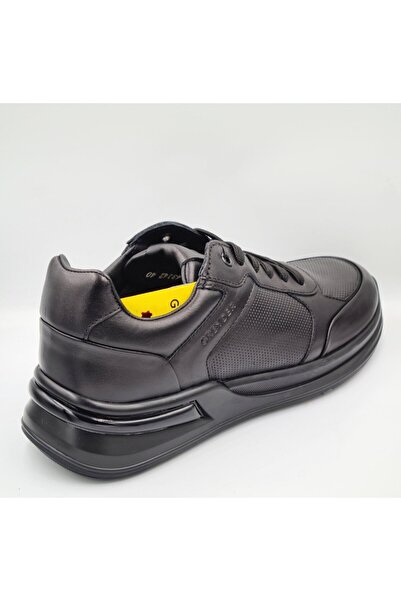 Greyder 18602 5K Siyah Hakiki Deri Erkek Günlük Casual Urban Ayakkabı