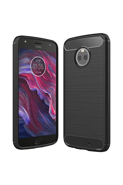 Atlas Husa MOTOROLA Moto X4 - Luxury Carbon TSS, Negru