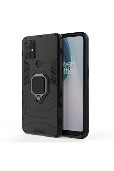 Atlas Husa ONEPLUS Nord N10 5G - Ring Armor (Negru)