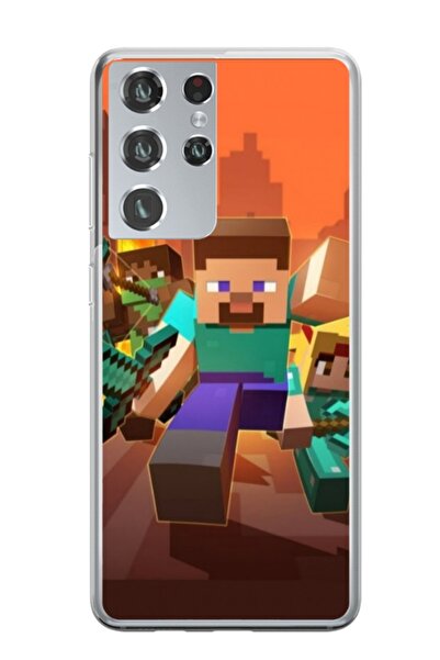 Atlas Προσαρμοσμένη θήκη Samsung Galaxy S22 Ultra, Minecraft 1, , S1D1M0125