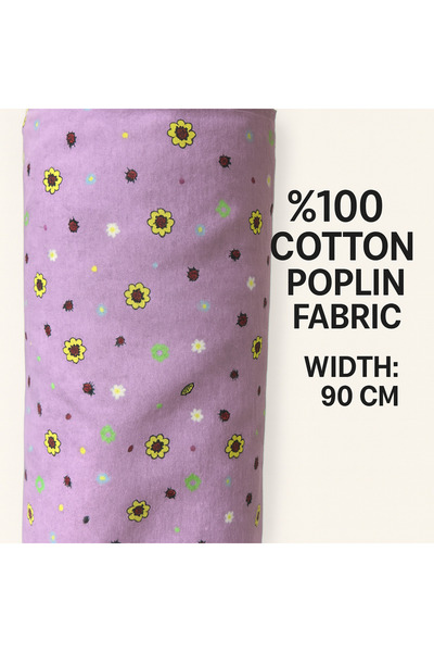 MEKİK MANİFATURA 100% бавовняна поплінова тканина шириною 90 см для шиття та ...