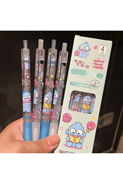 MyBalliStore Sanrio 4 adet Mekanik 0.5 Kalem Balık Hang Yodon