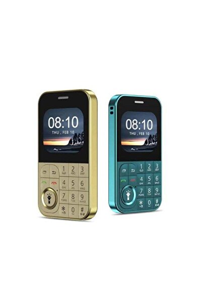 Hope هاتف محمول مزدوج الشريحة لكبار السن مع عمر بطارية طويل، وكاميرا خلفية، ولوحة مفاتيح صغيرة، ومتعدد الوظائف