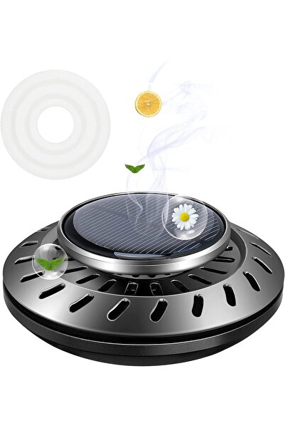 Hope موزع معطرات جو للسيارة يعمل بالطاقة الشمسية، موزع عطري للسيارة دوار