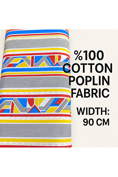 MEKİK MANİFATURA 100% бавовняна поплінова тканина шириною 90 см для шиття та ...