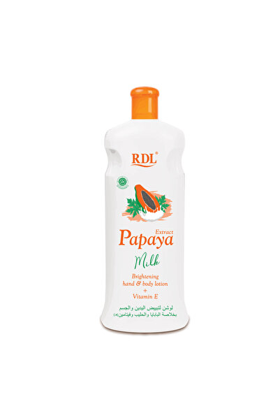 RDL Lotion 600ml Papaya Milk (4056) --- ار د ال بابايا لوشن 600مل بالحليب