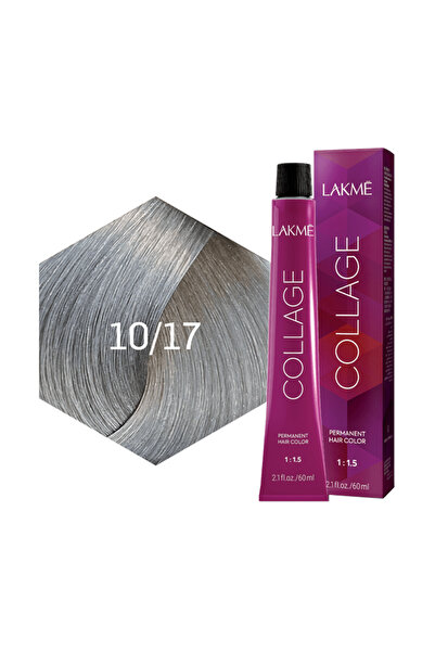 LAKMÉ صبغة شعر كولاج من لاكمي - اشقر بلاتيني رمادي - 10/17