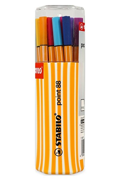 Stabilo 20'li Karışık Renk 0.4 mm İnce Uçlu Keçeli Kalem Seti – Yazı, Çizim v...