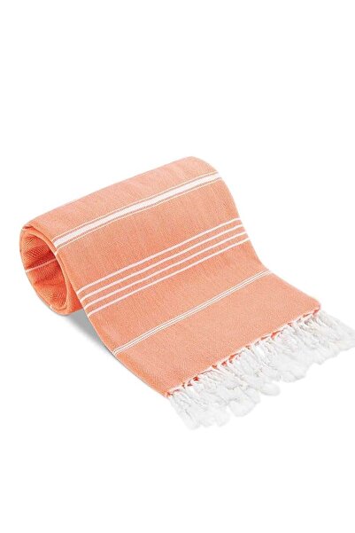 merland benvecocuk Summer Wind Soft & # 37;100 Cotton Peshtemal 100X180 cm Orange