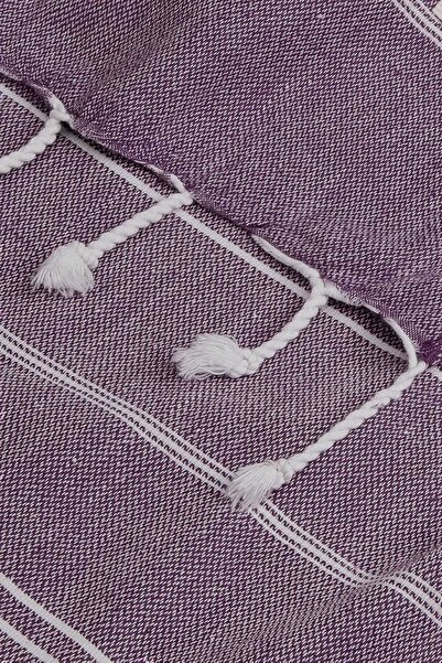 merland benvecocuk Summer Wind Soft & # 37;100 Cotton Peshtemal 100X180 cm Purple