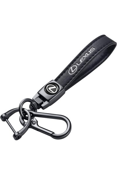 Generic سلسلة مفاتيح سيارة من الجلد الأصلي تناسب لكزس RX ES GS LS NX RS GX LX...