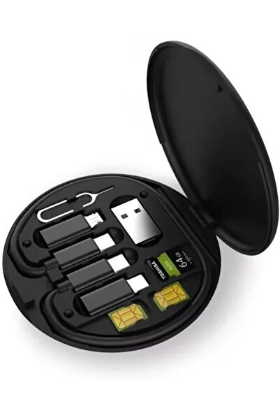 Generic مجموعة محول كابل بيانات الشحن السريع 60 وات مع صندوق تخزين، من USB C ...