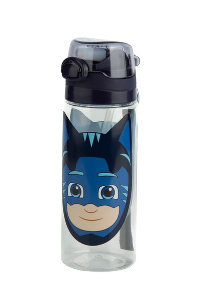 PJ Masks Plastic Children's Water Bottle with Straw