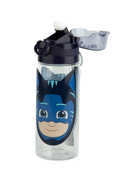PJ Masks Plastic Children's Water Bottle with Straw