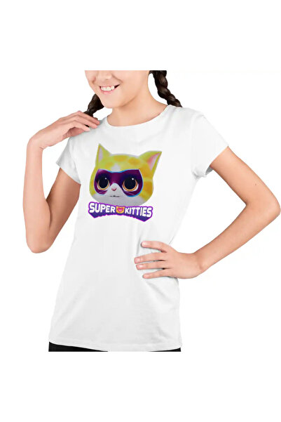 OEM Tricou Copii Fete Sclipi Super Pisicute Sparks