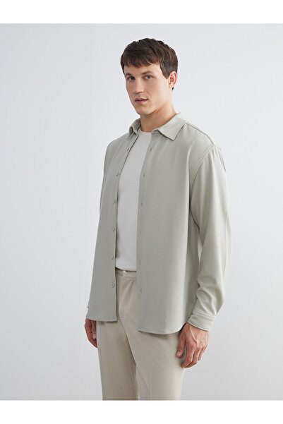 LC Waikiki اختيارات لامعة من متجر شاينينج ستور |   قميص رجالي مريح ذو أكمام ط...