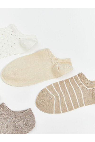 LC Waikiki Timeless Recommendations from Timeless Store |   Patterned Women's Sneaker Socks 5-Pack