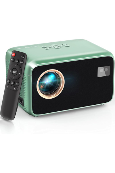 Velixo 1080P Projector, WiFi 6, BT 5.2, 4K Support, AI Focus, Zoom, HDMI, USB, Audio, Speaker, Remote